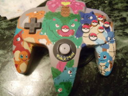 pokemonpalooza:  Custom Pokemon Nintendo64 Controllerby ~Zetorii