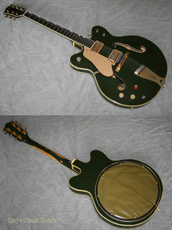 garys-classic-guitars:  1962 Gretsch Country Club, Rare left