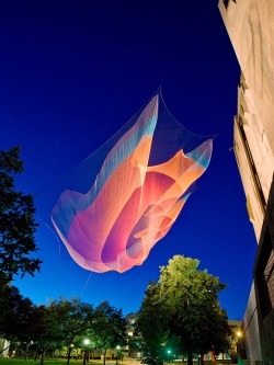 jayrahr:  Giant Suspended Net Installations by Janet Echelman