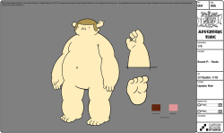 selected model sheets from Gold Starslead character & prop