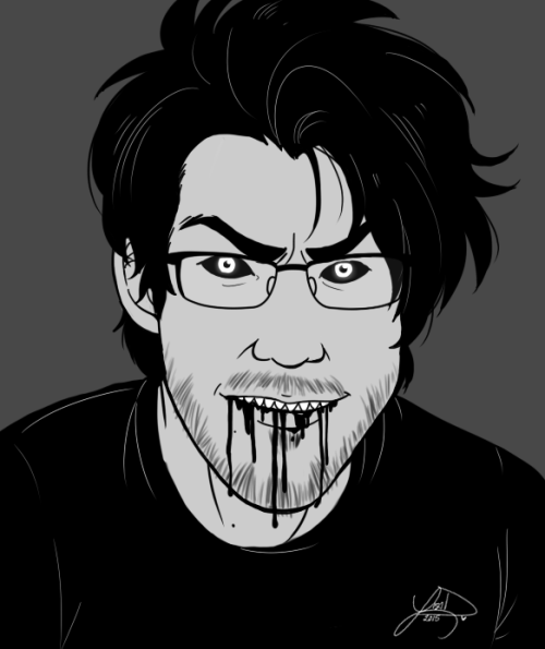 misslisachan:  This fandom is making me a little obsessed over Darkiplier…so I drew my own version. Not very original. But I likey. ;3  GOOD LUCK TRYING TO SLEEP~! <3 <3 <3