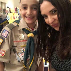 Congratulations to my first nephew on becoming a Boys Scouts