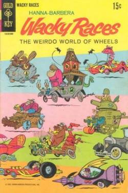 cheesewhizexpress:  the60sbazaar:  1960s Wacky Races comic  Weird