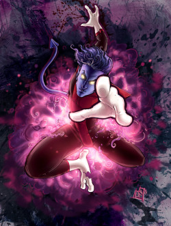 super-hero-center:  Nightcrawler color by *ComfortLove