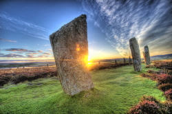 seekingthesacredlife:  The Standing Stones of Stenness Orkney,