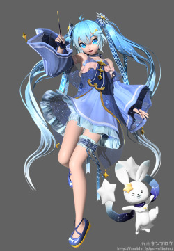 mikumoduleoftheday:  Today’s Miku Module of the Day is:Snow