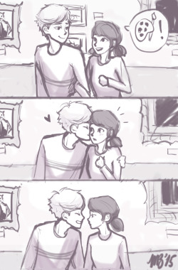 mijizu:  i feel like adrien would love how cute it is when marinette