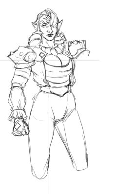 diepod-stuff:it was gonna be a lady dorf… idk its late guys