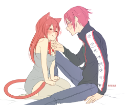 ringous:  Fer and I were talking about neko!Gou and it was just