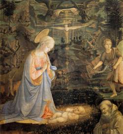 centuriespast:    LIPPI, Fra FilippoAdoration of the Child with