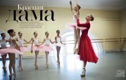 lalionnemonroc:  Le Femme en Rouge, Anna Selezneva avec la ballet