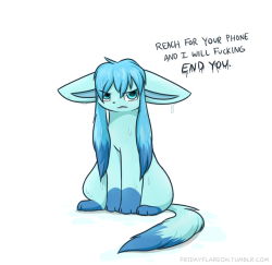 fridayflareon:bonus: thawed-out and v angry Rin X3