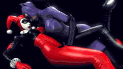 sfmreddoe:  The 1990s Catwoman is giving the 1990s Harley a little
