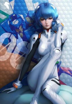 rhubarbes:  Neon Genesis Evangelion - Rei Ayanami by Artgerm