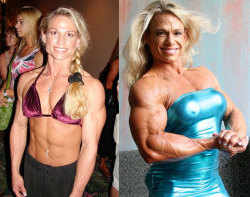 musclesandimplants:  Wow, never knew how much Tina Chandler bulked