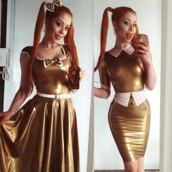 westward-bound-latex:  GOLD. Behind the Scenes - Selfie Time