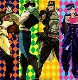 porunareff: Happy #familyday from the animated Joestar bloodline