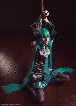 jesseflanagan: With Megan Mckenzie as Hatune Miku in MyNawashi