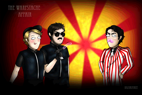 bazukatree:  Trying to make animations!! :D This is a first try, no sound effects, no nothing XD But hopefully, I’ll get to that part! :D From Cyndago’s video “The Ned Affair” (I know, it’s written “The Warfstache Affair”) so go check it