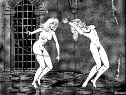 dominadominique:  Witch Torture in Black & White