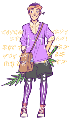 japhers:  a really late witchsona. I’d be a pastel goth Albularyo