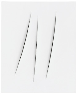 mentaltimetraveller:  Lucio Fontana 