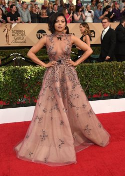 theblacklisted:  bellaxiao: Black excellence at SAG Awards red