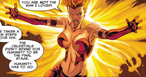 feedmecomicart:  Jean Grey in the Age Of Apocalypse in Uncanny X-Force