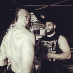 unstablexbalor:    wwe: It’s @wwesheamus and #KevinOwens strategize