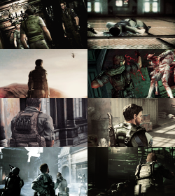 nlghtwlngs:  Chris Redfield + Faceless for save-your-game 