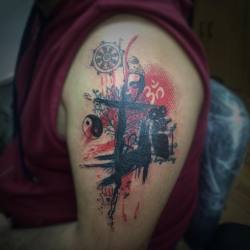 #tattoo #tatuaje #tatu #inked #ink #inkup #inklife #trash #trashpolka