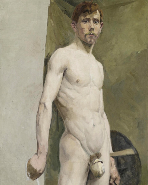 antonio-m:  “Male Nude”, c.1900-1920, by Édouard LeMoine