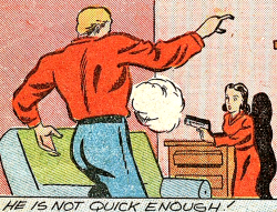 superdames:  —Amazing Man Comics #10 (1940) by Martin Filchock