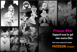 darkdoxy:Releasing raw content for my 6 page peach comic to supporters.