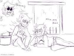 some Karezi, xmas Bill and Striders being weird asked by mycheeze,