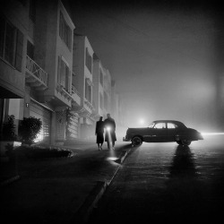 20th-century-man:  Foggy night, Land’s End, San Francisco /