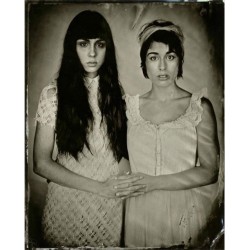 glassolive:  @casstronaut and I, shot on colloidal wetplate,