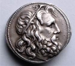 archaicwonder:  An Impressive Greek Silver Coin with a Fantastic