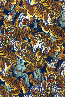 patternvomit:  kenzo tiger print 
