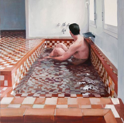 beyond-the-pale:  Jean Carlos Puerto -  Hombre en el  baño,