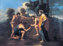 artmastered:  Nicolas Poussin, Et in Arcadia ego, 1637-38, oil