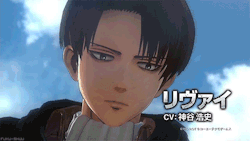 fuku-shuu:  Levi + gameplay from the 3rd trailer of KOEI TECMO’s