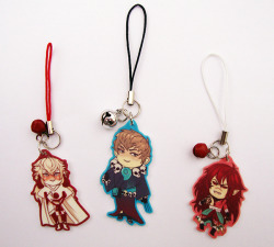 prince-ichi:  Shop restocked with all the phone charm designs!
