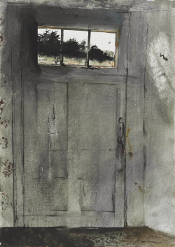 nobrashfestivity:  Andrew Wyeth, Front Door at Teels