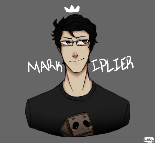 armpitstrobelights:  Fan art is fun…  (hey edwardblondie how do you like my poorly made rendition of your tiny box tim?) Links to both pics on my deviantart: http://istolehpfromgw4.deviantart.com/art/Markiploop-and-Tiny-Barks-Tim-480887753 http://istolehp