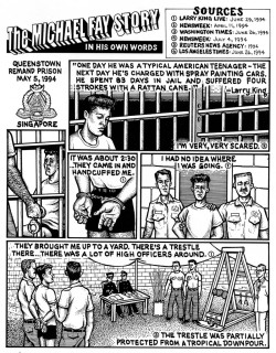 Copper’s Michael Fay Cartoons  [Michael Fay’s Caning
