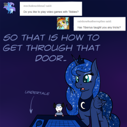 rainbowfeatherreplies:  ask-luna-and-tiberius:Luna: He has a