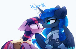 magnalunaarts: Have some AU TUNA! ❤   a little drawing for