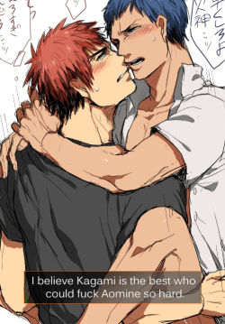 dirtyknbconfessions:  “I believe Kagami is the best who could