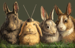 blondebrainpower:Rabbit Ears by Nambroth 